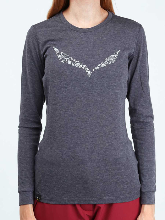 Salewa Solidlogo Dry W L/S Tričko 27341-3986